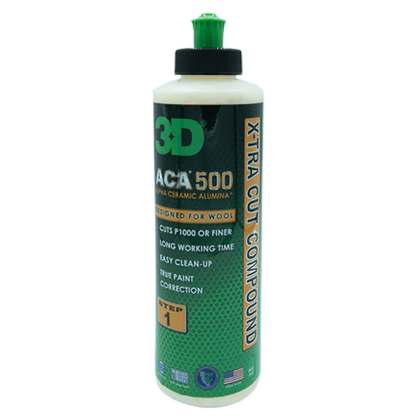 3D ACA 500 X-TRA CUT compound – zware snijdende polijstpasta voor diepe krassen en oxidatie
