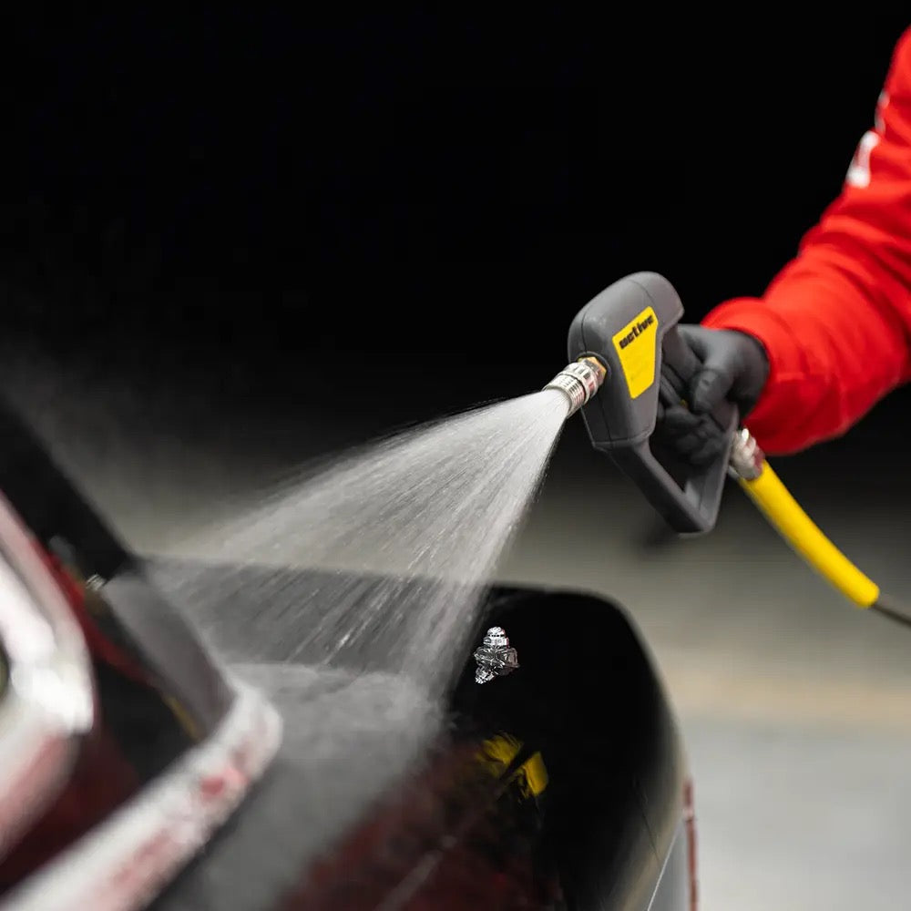 ProDetailStore Shower Nozzle in gebruik tijdens detailing