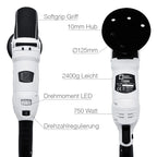 Liquid Elements T3200 V3 in gebruik – polijsten van autolak met 750W motor
