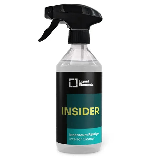 Liquid Elements Insider interieurreiniger 500ml – reinigt stof, leer en alcantara effectief en veilig voor alle interieur materialen
