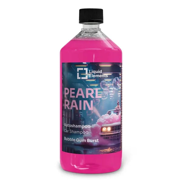 Liquid Elements Pearl Rain autoshampoo 1000ml bubblegum geur – reinigt effectief en laat een glanzende lak achter
