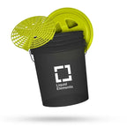 Liquid Elements wasemmer detail – grit guard rooster houdt vuil op de bodem
