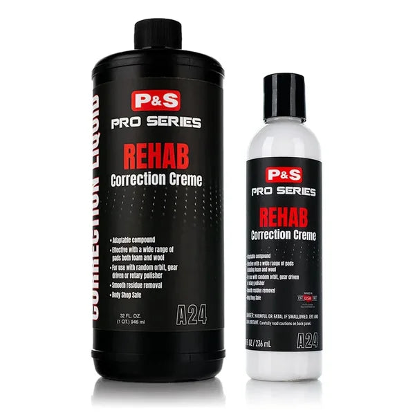 P&S Rehab 1-staps polijstpasta – verwijdert krassen en swirls voor machine en handpolijsten
