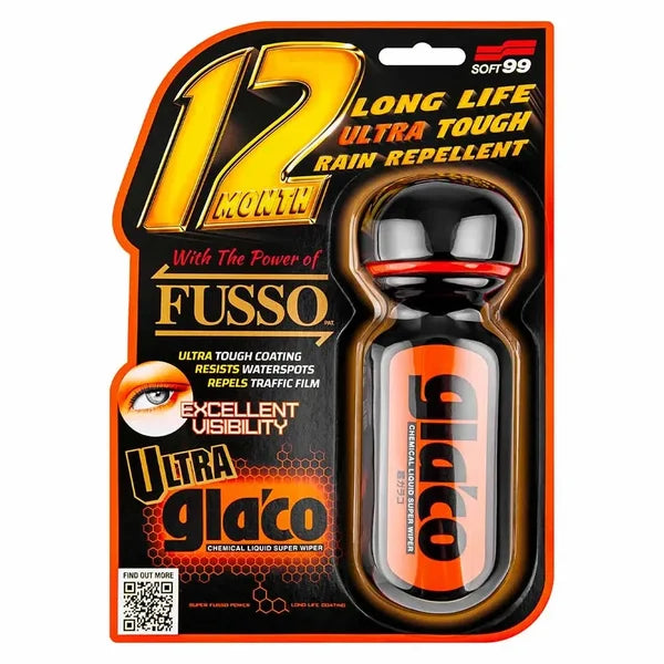 Soft99 Ultra Glaco Glass Sealant 70ml – langdurige hydrofobe ruitcoating tot 12 maanden waterafstoting
