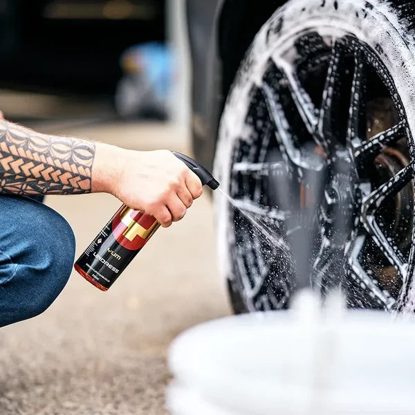 YumCars Undress bandenreiniger resultaat – zwarte banden